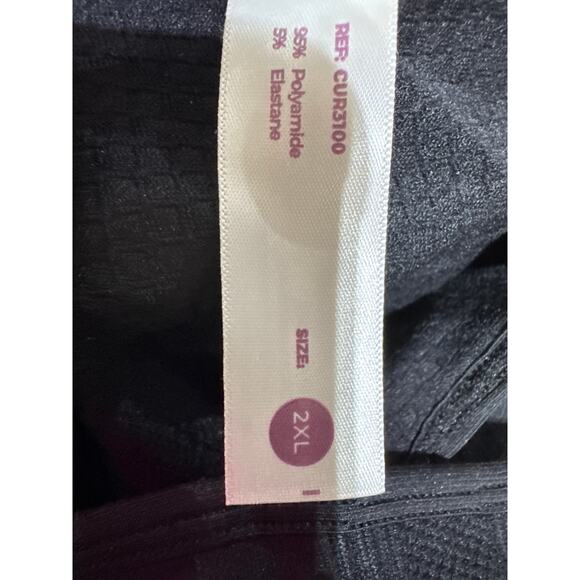 Brand New Curveez Women's 2XL XXL Black Full Support Bra - Picture 9 of 9